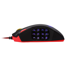 Mouse Gaming Redragon Perdition M901-1 MMO RGB Wired 24000 DPI - King Tech