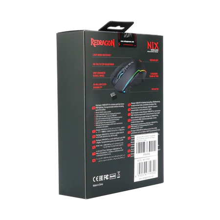 Mouse Gaming Redragon Ranger M914-RGB Tri-Mode Wireless - King Tech