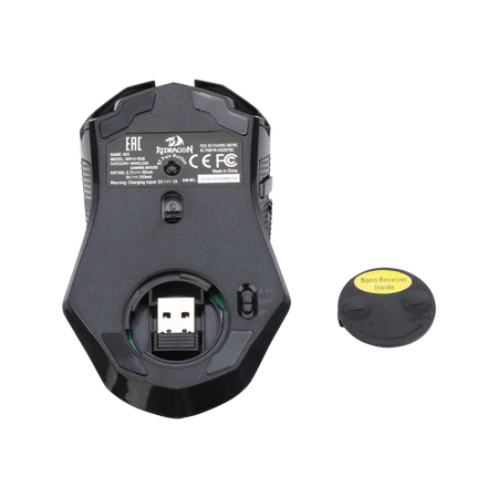 Mouse Gaming Redragon Ranger M914-RGB Tri-Mode Wireless - King Tech