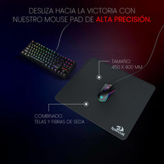 Mouse Pad Gaming Redragon Flick P031 (L) - King Tech