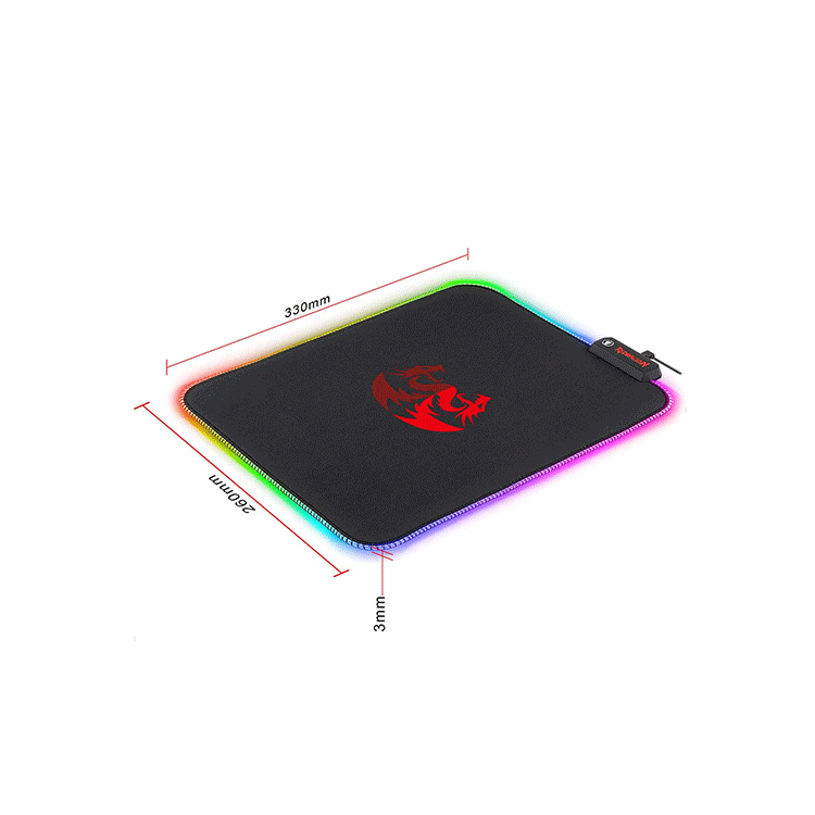 Mouse Pad Gaming Redragon P026 RGB Wired (M) - King Tech