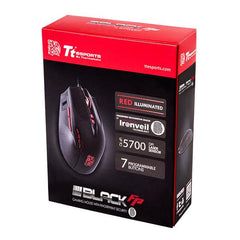 Mouse Tt eSPORTS Black FP Laser Gaming (Fingerprint Sensor) - King Tech