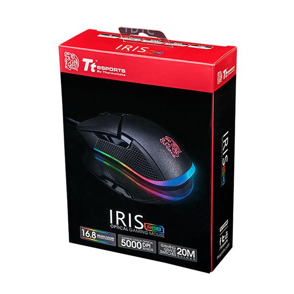 Mouse Tt eSPORTS IRIS Optical RGB Gaming - King Tech