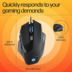 Mouse USB Gaming HP G200 - King Tech