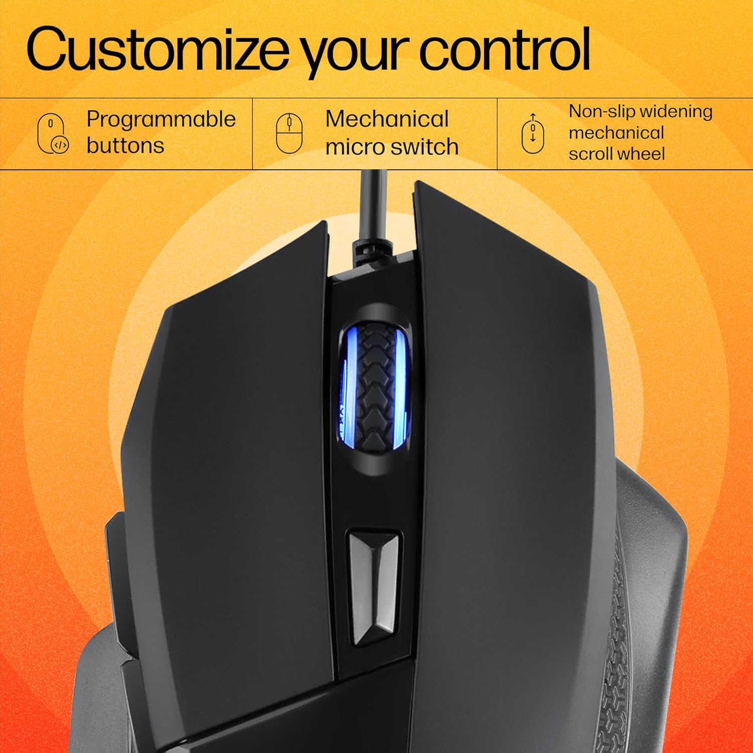 Mouse USB Gaming HP G200 - King Tech