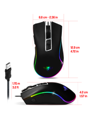 Mouse USB Gaming Spirit Of Gamer Pro M6 8000 DPI - King Tech