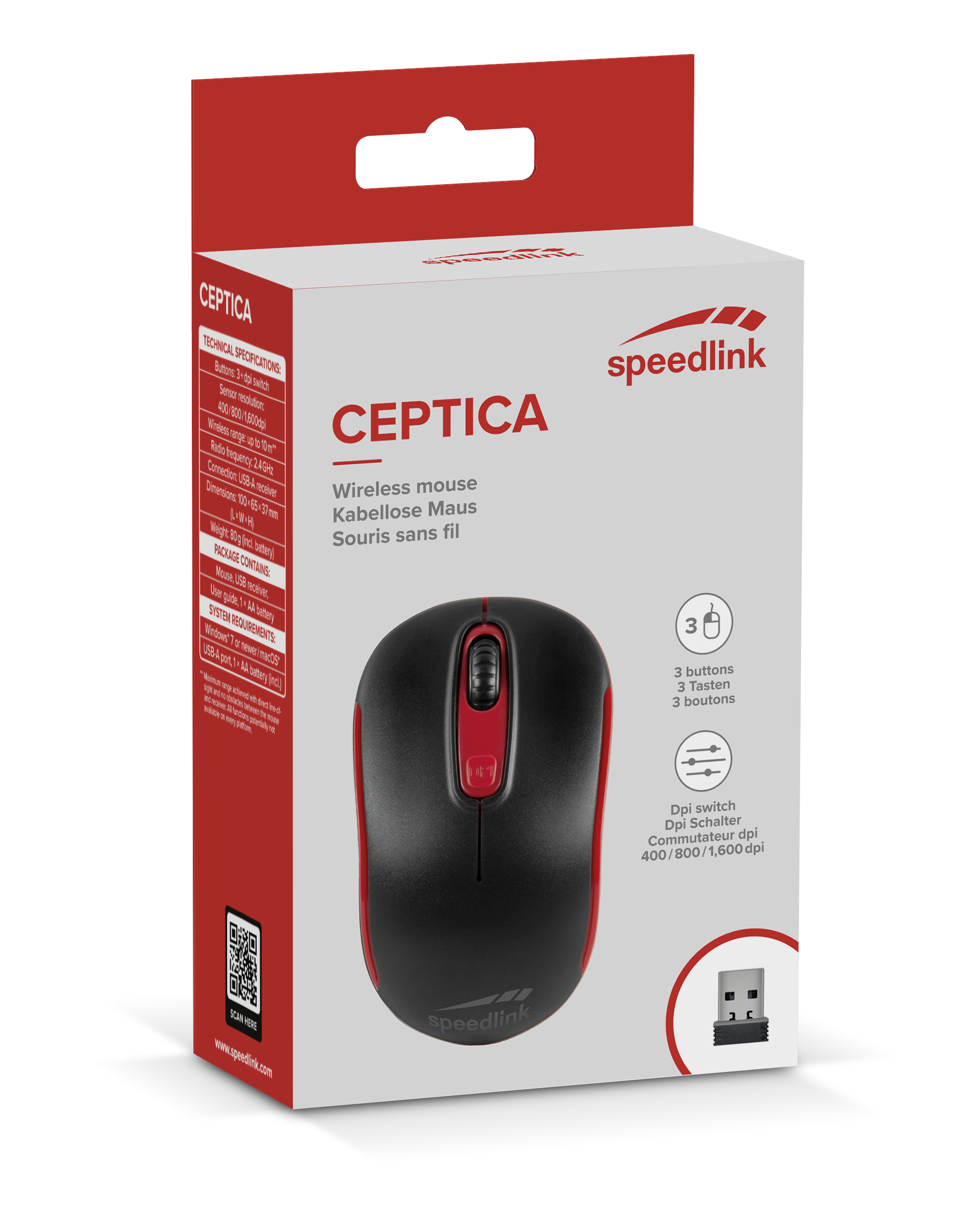 Mouse Wireless Speedlink SL-630013 - King Tech