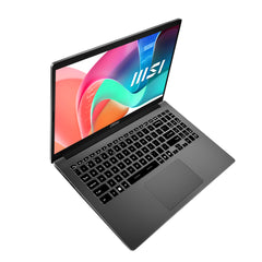 MSI Modern 14 F13MG-041XEG Laptop |
Intel Core i7-1355U Processor - 8GB DDR4 RAM - 512GB NVMe SSD - Intel Iris Xe Graphics - 14 inches FHD IPS 60Hz (Urban Silver)