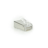 Network Connector RJ45 Metal Shielded Pass-Through Single