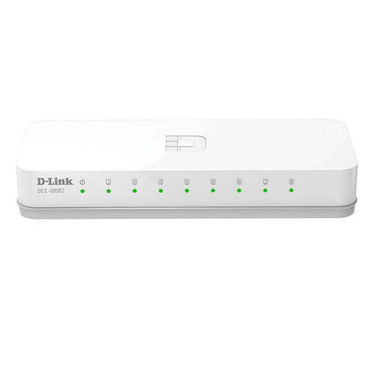 Network Switch D-Link DES-1008C 8-Port 10/100 Mbps Desktop Switch