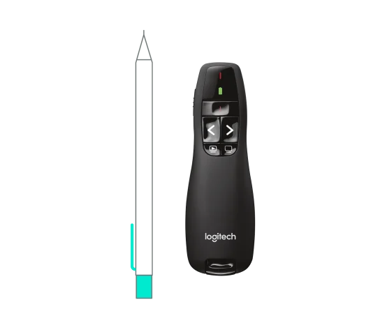 Presenter Laser Wireless Logitech R400 - King Tech