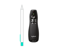 Presenter Laser Wireless Logitech R400 - King Tech