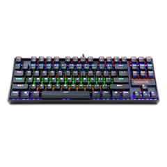 لوحة مفاتيح الألعاب الميكانيكية اللاسلكية Redragon K552P-KS Kumara TKL - ثلاثية الأوضاع، RGB، مفاتيح زرقاء