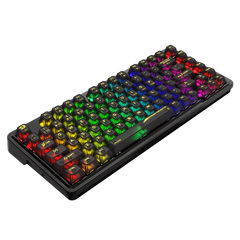 لوحة مفاتيح الألعاب الميكانيكية اللاسلكية Redragon K649YP-RGB Fizz Pro Gasket - شفافة بنسبة 75%، مفتاح مخصص