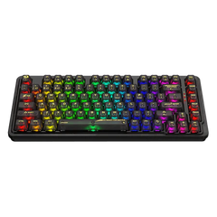 لوحة مفاتيح الألعاب الميكانيكية اللاسلكية Redragon K649YP-RGB Fizz Pro Gasket - شفافة بنسبة 75%، مفتاح مخصص
