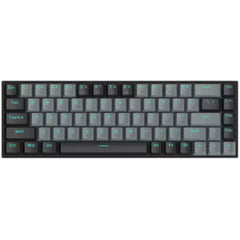 لوحة مفاتيح الألعاب الميكانيكية Redragon K662L-G1RS اللاسلكية المحمولة 60% - مفاتيح حمراء، 2.4 جيجاهرتز/بلوتوث، بطارية AAA