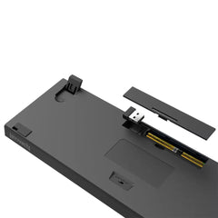 لوحة مفاتيح الألعاب الميكانيكية Redragon K662L-G1RS اللاسلكية المحمولة 60% - مفاتيح حمراء، 2.4 جيجاهرتز/بلوتوث، بطارية AAA