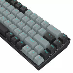 لوحة مفاتيح الألعاب الميكانيكية Redragon K662L-G1RS اللاسلكية المحمولة 60% - مفاتيح حمراء، 2.4 جيجاهرتز/بلوتوث، بطارية AAA