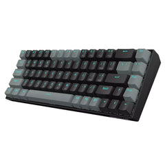 لوحة مفاتيح الألعاب الميكانيكية Redragon K662L-K1RS اللاسلكية المحمولة 60% - مفاتيح حمراء، 2.4 جيجاهرتز/بلوتوث، بطارية AAA