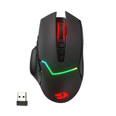 Redragon M690 PRO Mirage Wireless Gaming Mouse - 8000 DPI, Rapid Fire Key