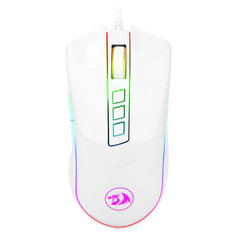 Redragon M711W Cobra Wired Gaming Mouse - White, 10000 DPI, RGB