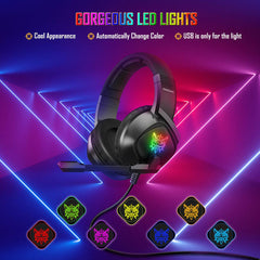 ONIKUMA K19 RGB Gaming Headset with Microphone
