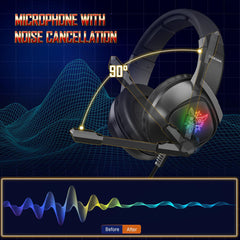 ONIKUMA K19 RGB Gaming Headset with Microphone