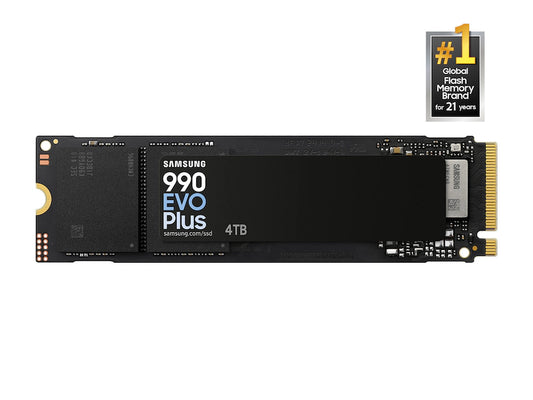 Samsung 990 EVO Plus 4TB PCIe 4.0 M.2 Internal NVMe SSD