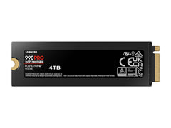 Samsung 990 PRO Heatsink 4TB PCIe 4.0 M.2 Internal NVMe SSD