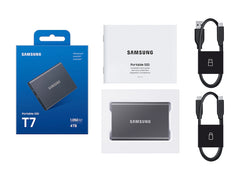 Samsung T7 4TB USB 3.2 Gen 2 Portable External SSD