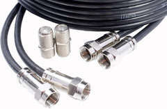 Satellite Cable Black 75 Ohms 30M - King Tech