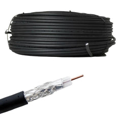 Satellite Cable Black 75 Ohms 50M - King Tech