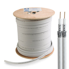 Satellite Cable Scope White 75 Ohms 100M - King Tech
