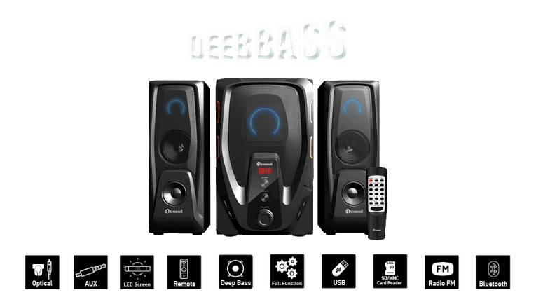 Speaker Standard Thunder Roar-6400 Bluetooth 2.1 - King Tech