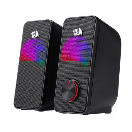 Speakers Gaming Redragon Stentor GS500 2.0 Red LED - King Tech
