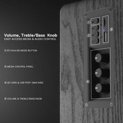 Speakers Redragon Adagio GS813 Wireless Wooden 2.0 BT/AUX/TF/USB