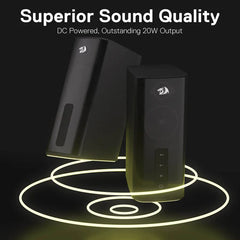 Speakers Redragon Aeolus GS814 Stereo Desktop BT Wireless