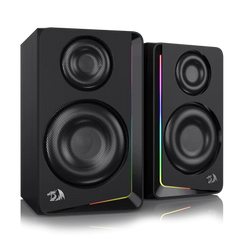 Speakers Redragon Andante GS812 Wireless RGB Wooden 2.0 BT/AUX - King Tech