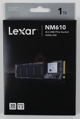 SSD M.2 NVMe Lexar NM610 1TB PCIe Gen3 Internal Drive