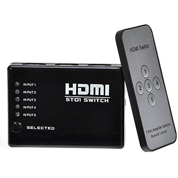 Switch HDMI to 5PC Plus P-Tec Remote - King Tech