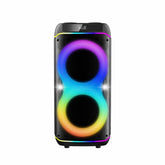 Vovo V-2855 Rechargeable Multimedia Bluetooth Speaker - Double 8 Inch