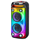 Vovo V-2880 Rechargeable Multimedia Bluetooth Speaker - Double 8 Inch