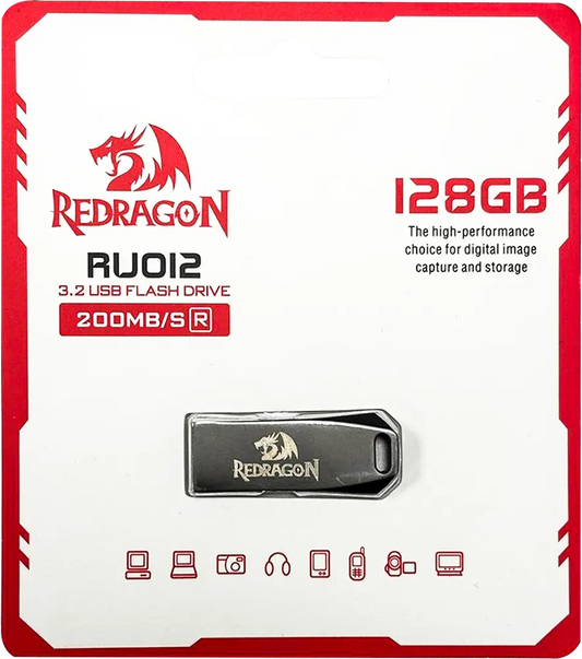 ذاكرة فلاش Redragon USB3.2 سعة 200 ميجابايت و32 جيجابايت