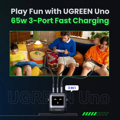 Ugreen Nexode RG 65W 3-Port GaN Fast Charger - King Tech