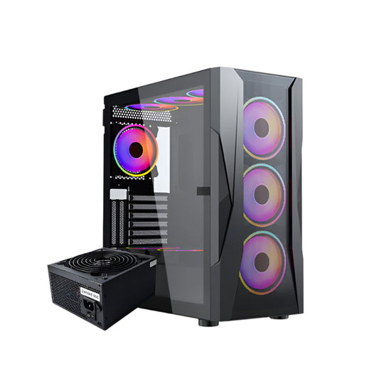 High-Performance Gaming PC | Intel Core i5-12600K - 16GB DDR5 RAM - 512GB SSD + 2TB HDD - MSI GeForce RTX 4060 8GB Graphics - Xander Velox ARGB Case + 600W PSU