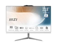 جهاز كمبيوتر الكل في واحد MSI Modern AM242 12M (23.8 بوصة FHD، Core i5-1235U، ذاكرة وصول عشوائي (RAM) سعة 16 جيجابايت، قرص SSD سعة 512 جيجابايت)