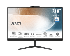 جهاز كمبيوتر الكل في واحد MSI Modern AM242 12M (23.8 بوصة FHD، Core i5-1235U، ذاكرة وصول عشوائي (RAM) سعة 16 جيجابايت، قرص SSD سعة 512 جيجابايت)