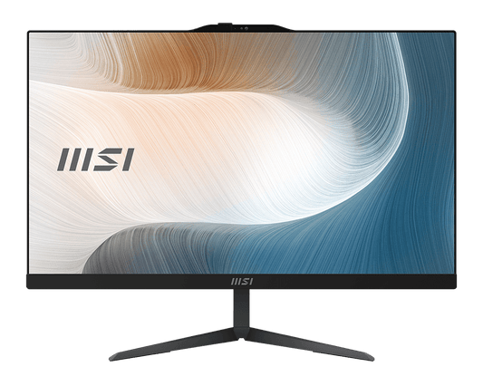 جهاز كمبيوتر الكل في واحد MSI Modern AM242 12M (23.8 بوصة FHD، Core i5-1235U، ذاكرة وصول عشوائي (RAM) سعة 16 جيجابايت، قرص SSD سعة 512 جيجابايت)