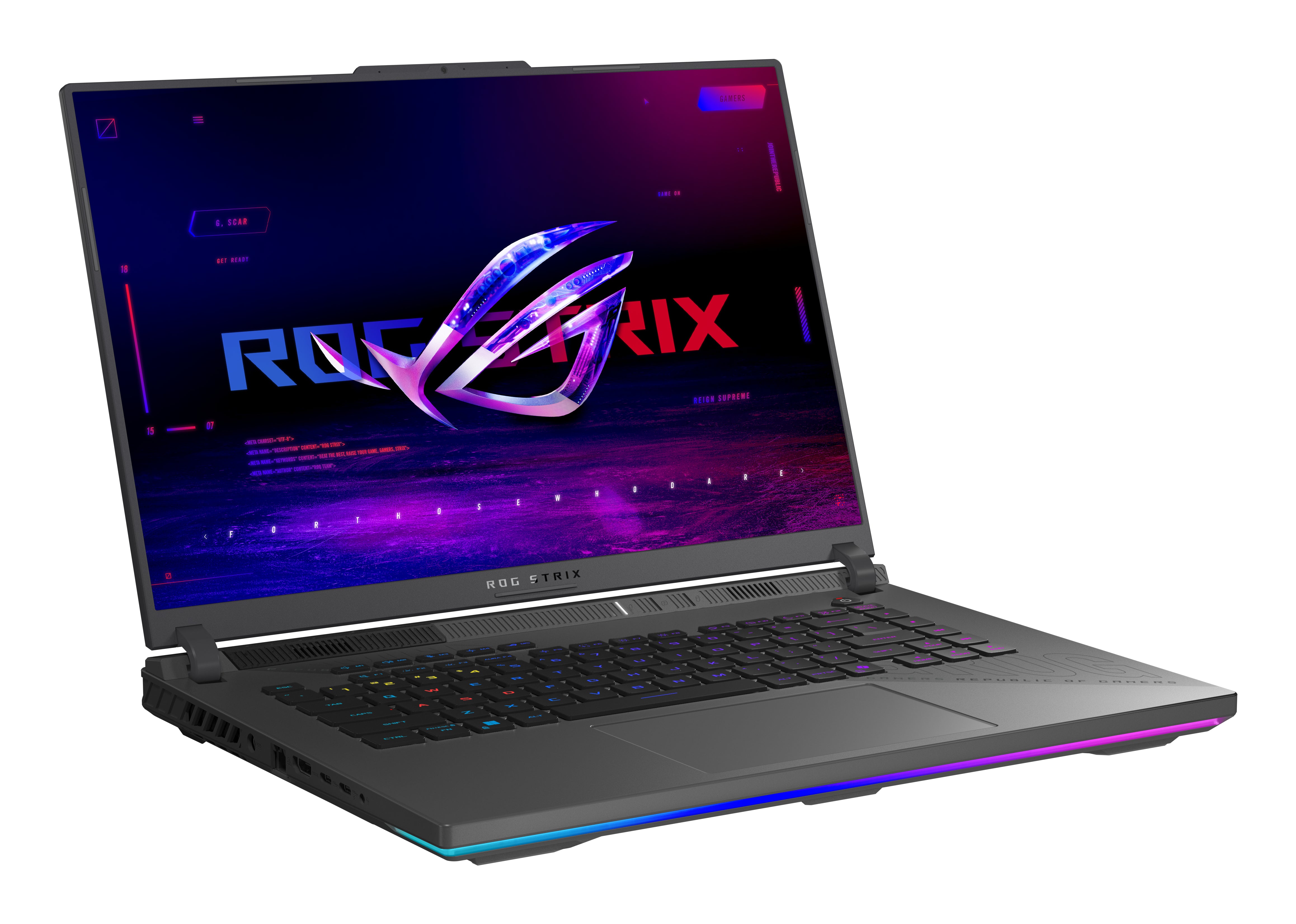 Asus ROG Strix G16 G614PH-RV161W Gaming Laptop |
AMD Ryzen 9 8940HX Processor - 16GB DDR5 RAM - 1TB NVMe SSD - NVIDIA GeForce RTX 5050 8GB - 16.0 inches