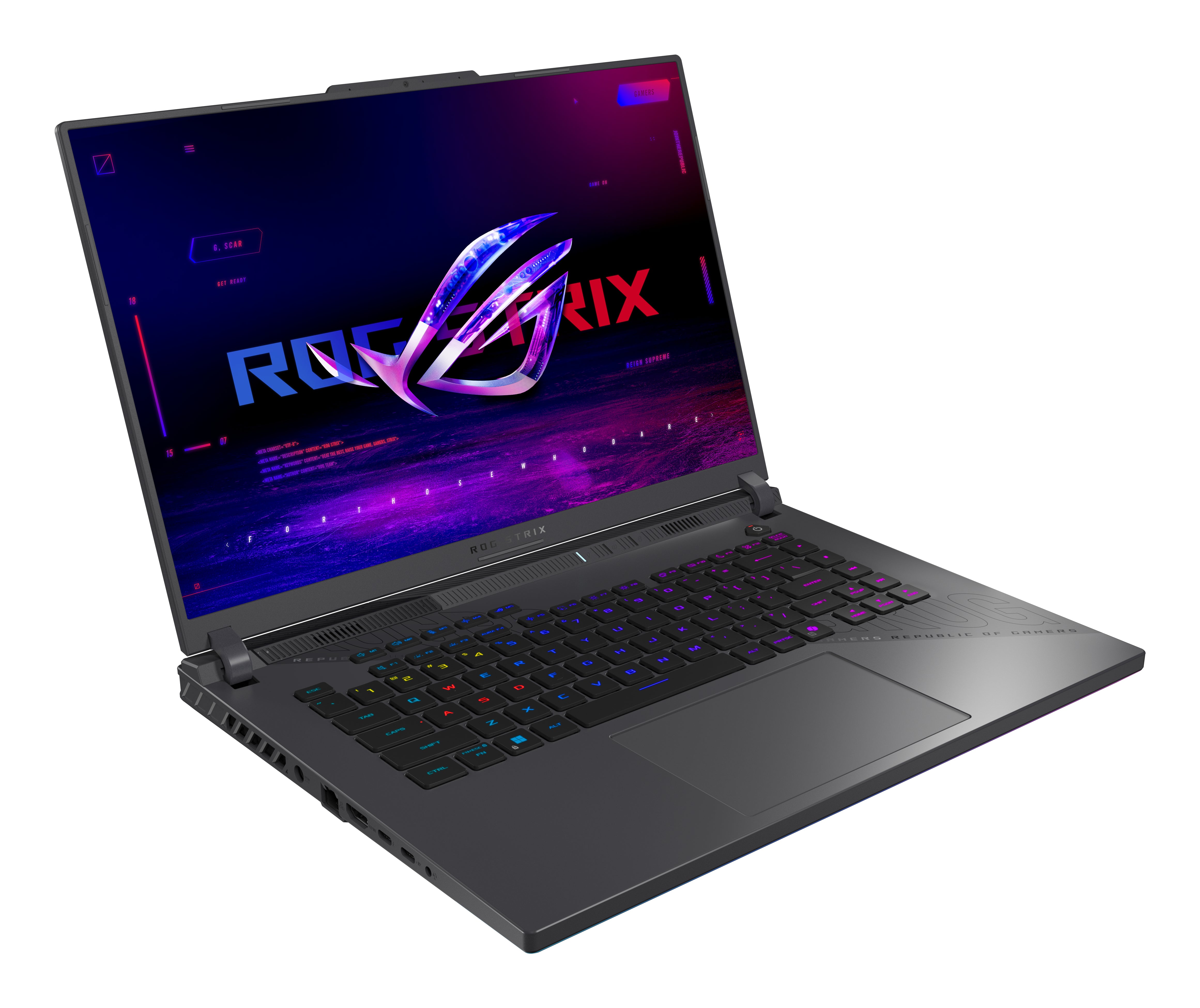 Asus ROG Strix G16 G614PH-RV161W Gaming Laptop |
AMD Ryzen 9 8940HX Processor - 16GB DDR5 RAM - 1TB NVMe SSD - NVIDIA GeForce RTX 5050 8GB - 16.0 inches